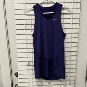 Barely Used Nike Pro Dri-Fit Compression Men’s Purple Tank Top